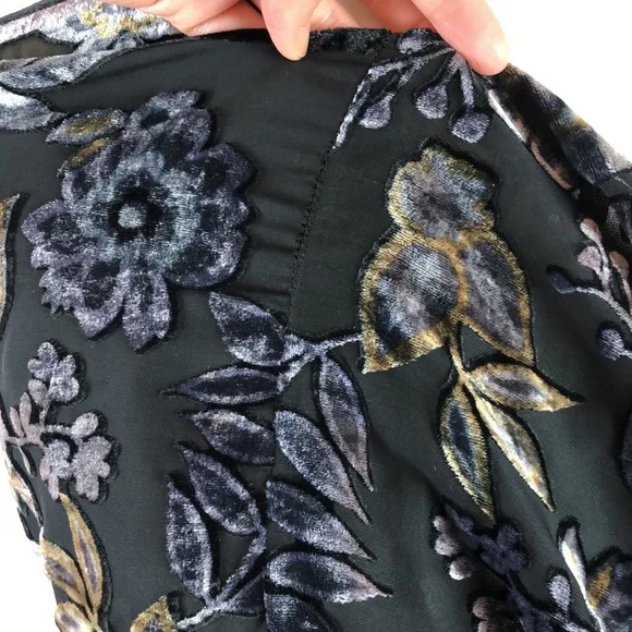 A New Day Kimono Sheer Velvet Velour Accent One Size - Picture 7 of 8